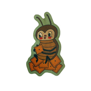 Cockroach With Cheez-it’s Sticker 3”