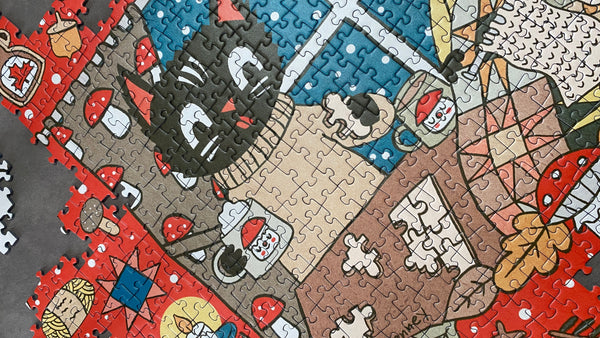 Winter Cats 1000 Piece Jigsaw Puzzle