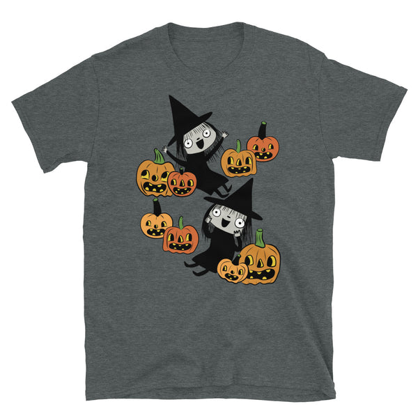 Pumpkin Patch Witch Short-Sleeve Unisex T-Shirt