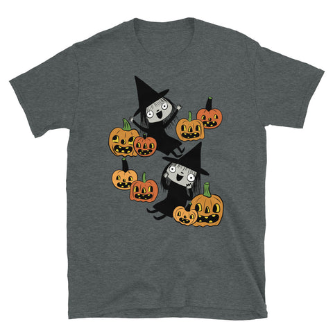 Pumpkin Patch Witch Short-Sleeve Unisex T-Shirt